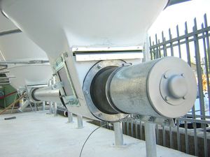Coclea estrazione prodotto da silos in vetroresina