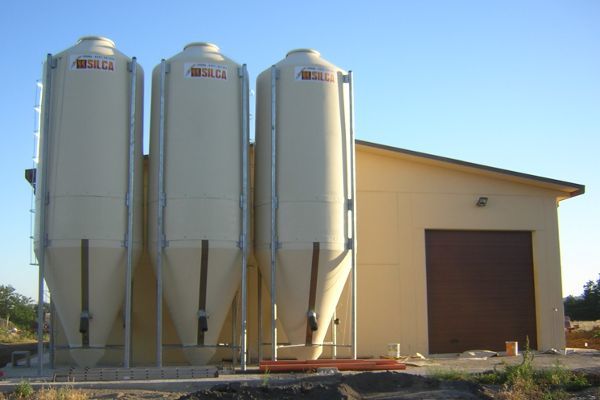 Impianto silos vetroresina