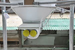 Estrazione mangime da silos con coclea flessibile