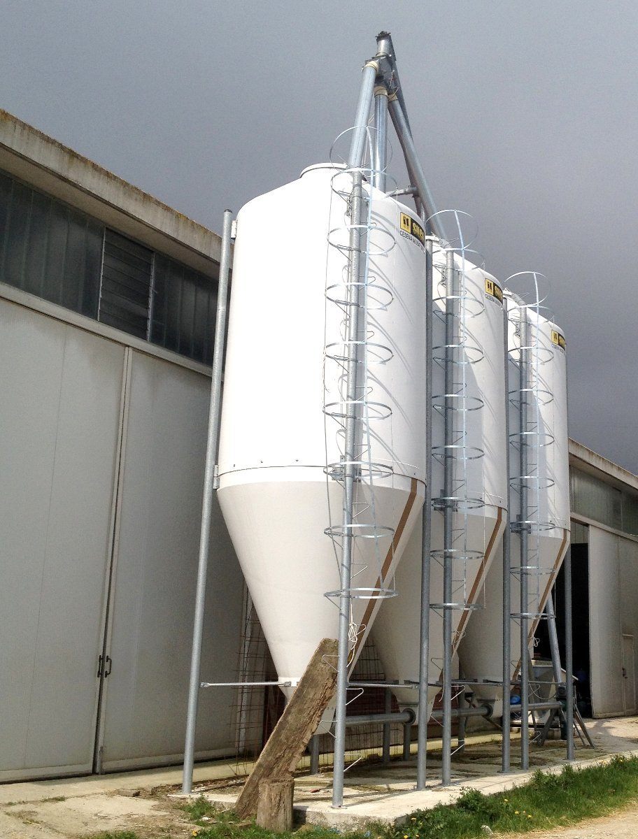 Sectional Fiberglass Feed Silo