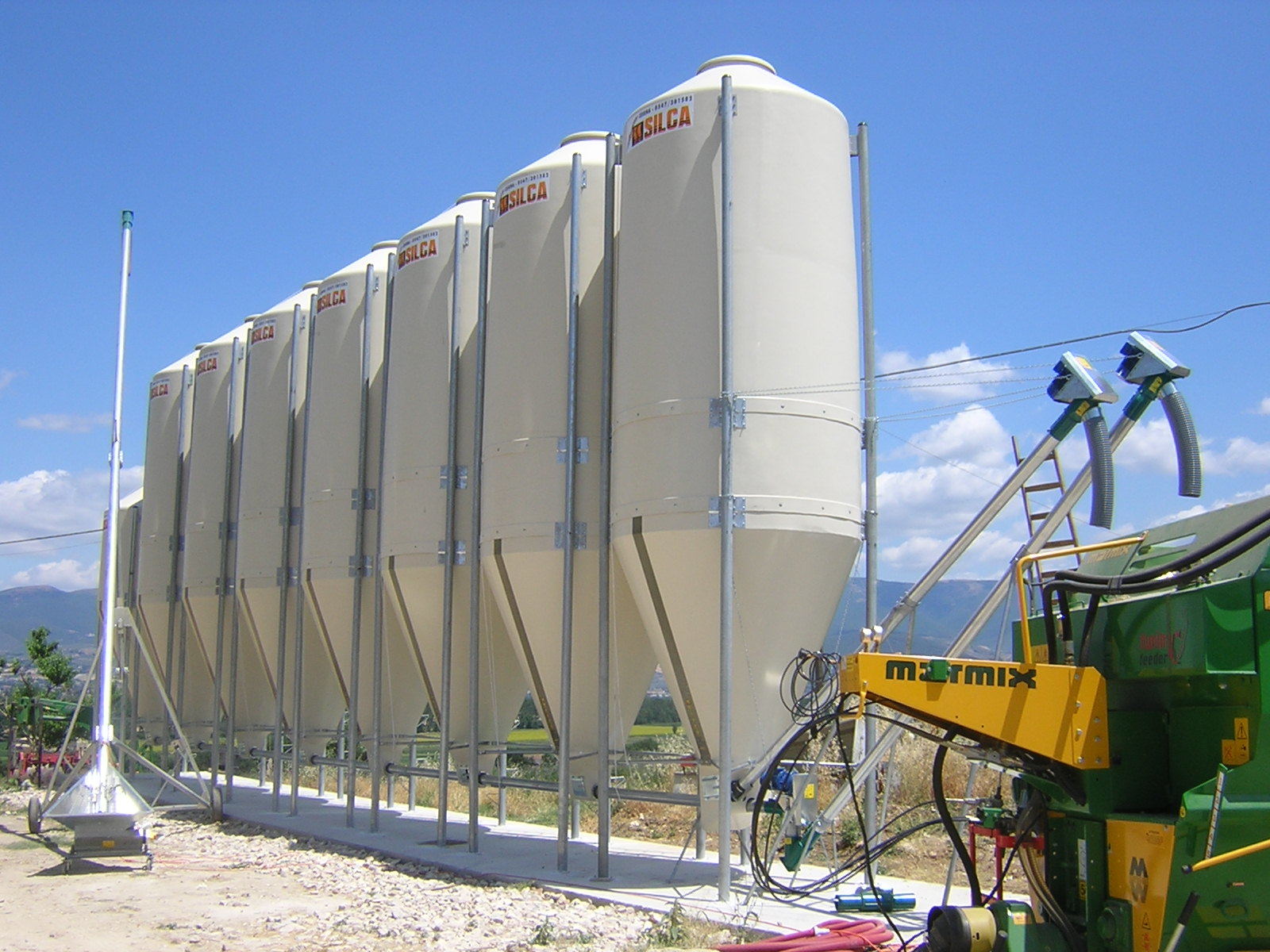 Silos per mangime e cereali Silca